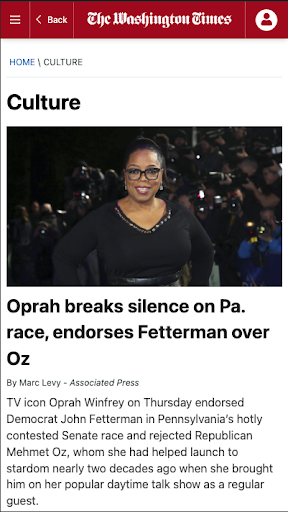 The Washington Times Screen 2