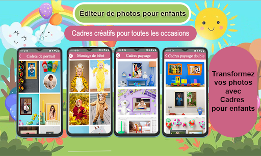 Android application Éditeur de photos pour enfants screenshort