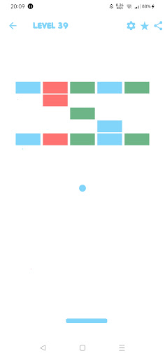 Android application Brick Breaker screenshort