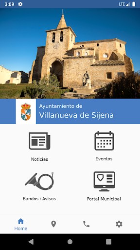 Android application Ayto de Villanueva de Sijena screenshort