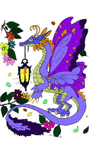Dragons Paint By Number Screen 3