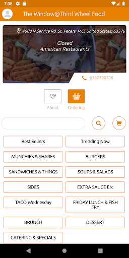 The Window Third Wheel Food