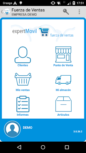 Android application expertMóvil Fuerza de Ventas screenshort
