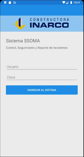 Android application Manage Safety On Site screenshort
