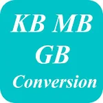 Cover Image of Télécharger KB MB GB Conversion  APK