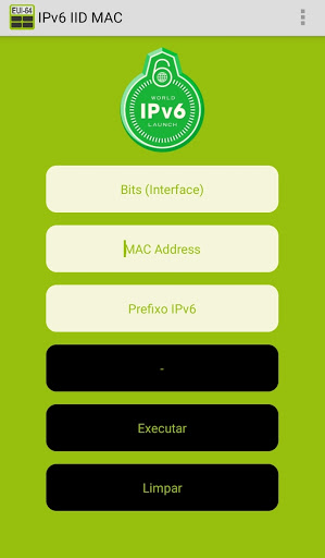 Android application IPv6 IID MAC screenshort