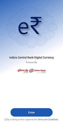 Android application Digital Rupee by UBI screenshort