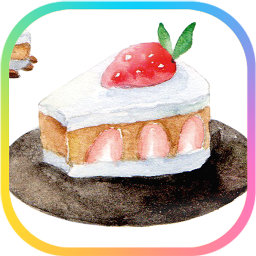 카카오톡 테마 - 딸기케이크 logo