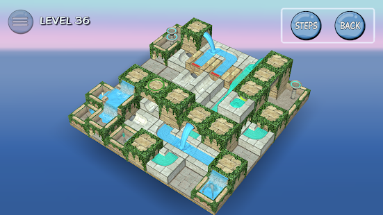 Flow Water Verbinden 3D Puzzle Screenshot