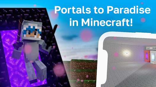 minecraft portals to heaven