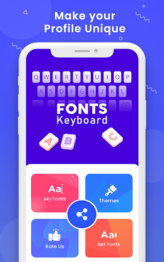 Fonts keyboard - Stylish text Screen 3