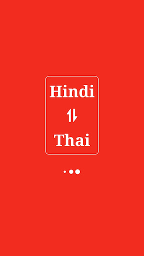Android application Thai Hindi Translator screenshort