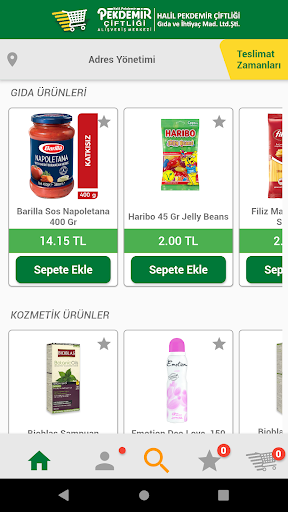 Pekdemir Online Market Screen 3