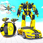 Cover Image of Télécharger Jeux de robots de voitures volantes 1.8 APK
