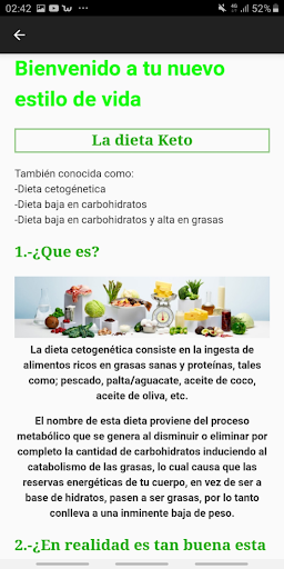 Dieta Keto: Recetas y Consejos Screen 2