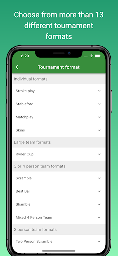 Squabbit - Golf Tournament App Screen 2