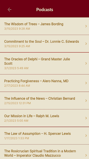 AMORC Resources Screen 3