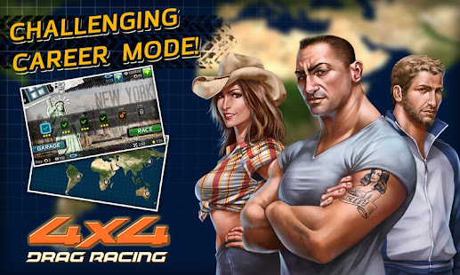 Drag Racing 4x4 banner