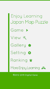 E. Learning Japan Map Puzzle APK MOD (Premium Unlocked/ VIP/ PRO) Hack Android, iOS 5
