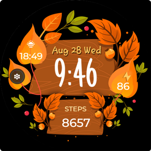 Seasonal Vibes - Wear Os Watch logo
