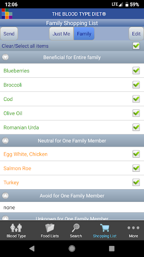 The Blood Type Diet® screenshot 6