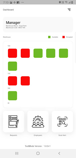 Android application Vault Manager App screenshort