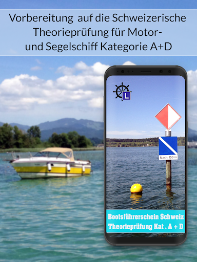 Android application Bootsprüfung Schweiz Kat. A+D screenshort