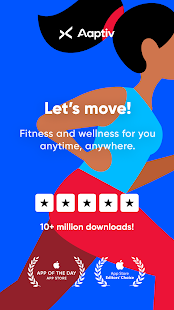 Aaptiv: Fitness for Everyone Varies with device screenshots 1