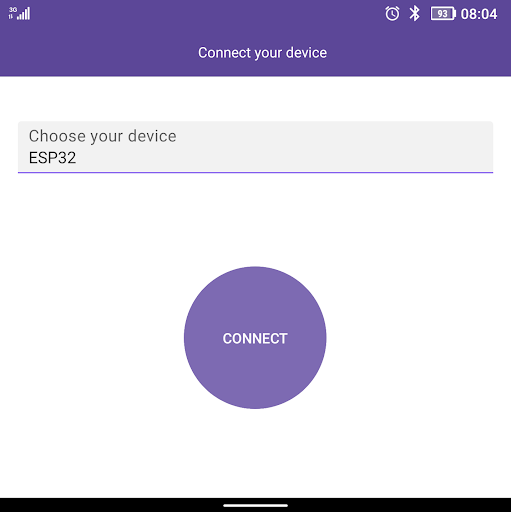 Android application IoT Configurator screenshort