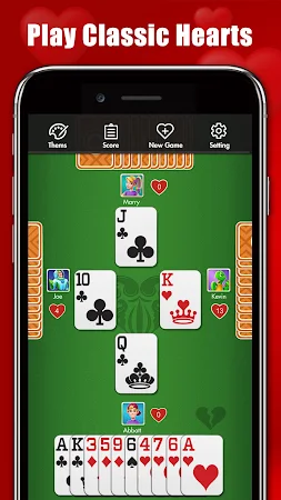 Game screenshot Hearts - Classic Card Games mod apk