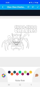 Choo Choo Charles Colorir – Apps no Google Play