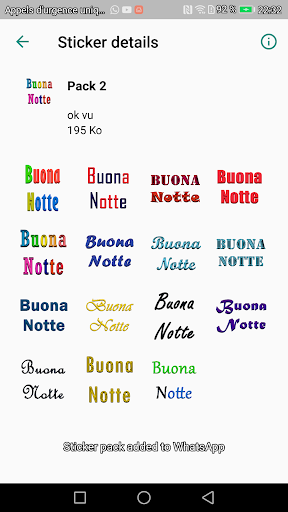 Sticker Buongiorno WAStickers