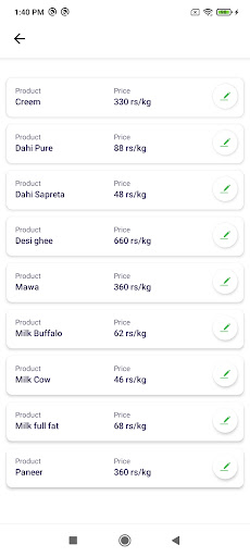 Ashoka Dairy - Admin Screen 2