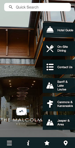 Android application The Malcolm Hotel screenshort