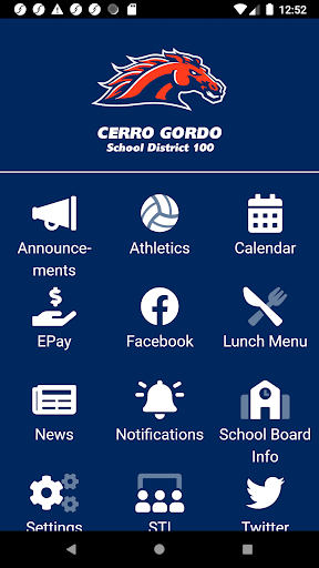 Android application Cerro Gordo CUSD 100 screenshort
