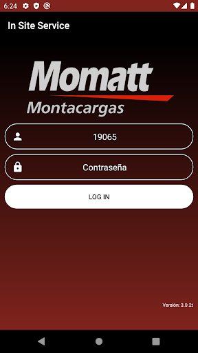 Android application In Site Service MOMATT screenshort