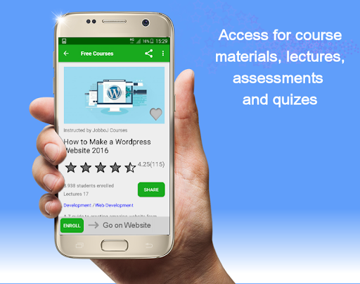 Online Courses + Certificate Screen 3