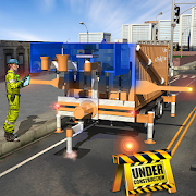 Pothole Repair Heavy Duty Truck: Road Construction 1.1 Icon
