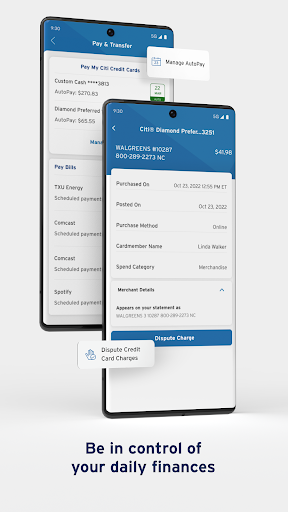 Screenshot of Citi Mobile®