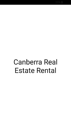 Canberra Real Estate App