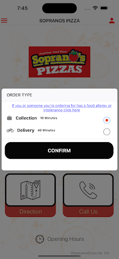 SOPRANOS PIZZAS Screen 2