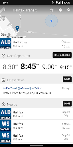 Halifax Transit Ferry - MonTr… Screen 2