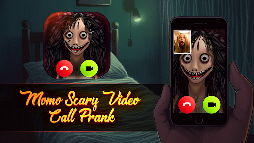 Android application Momo Scary Video Call Prank screenshort