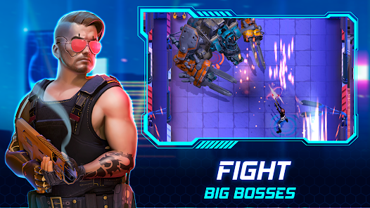 Cyberpunk Hero: Epic Roguelike APK MOD (MENU, Unlimited Coins) v1.3.0 Gallery 6