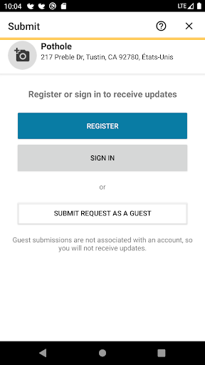 Screenshot of Engage Tustin