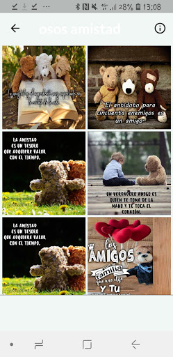 Frases de Amistad Osos tiernos Screen 3