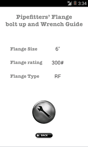 Pipefitter Bolt Up Guide Screen 2