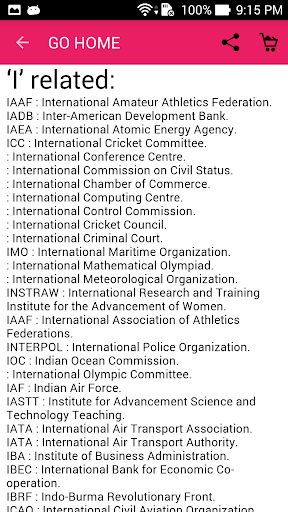 Abbreviations & Acronyms Screen 3