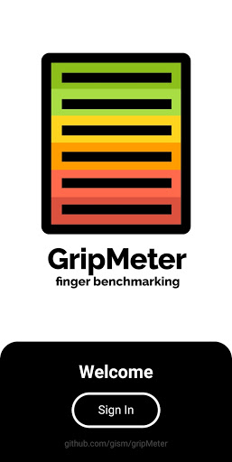 Android application GripMeter screenshort