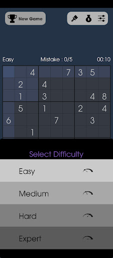 Android application Simple Sudoku screenshort